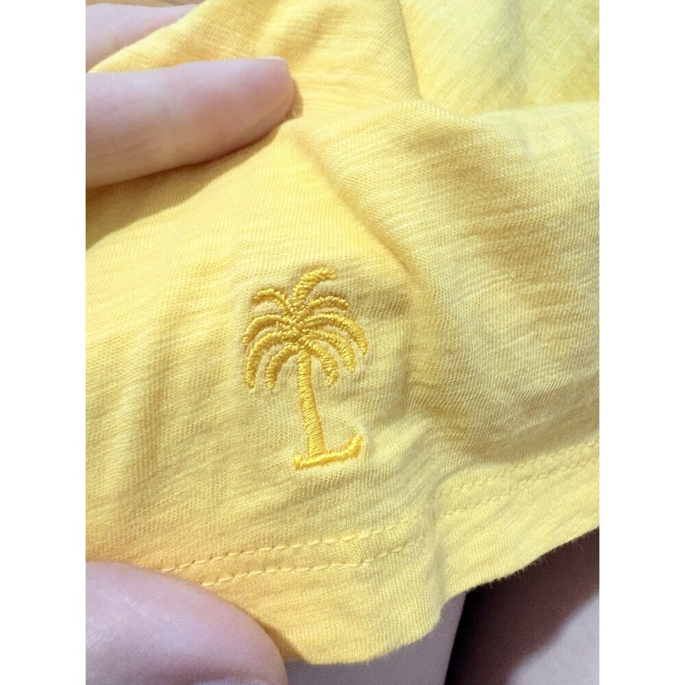 Lilly Pulitzer Size XS Cleo Ruffle V-Neck Tank Top Yellow - Picture 5 of 5